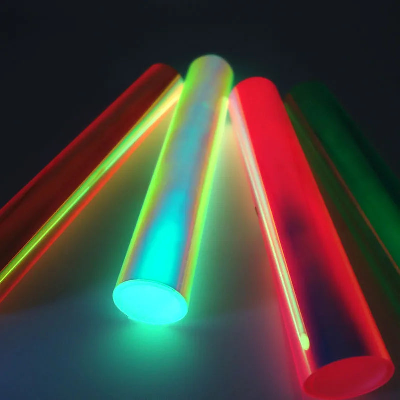 Bright green glowing vinyl for ski gear customization