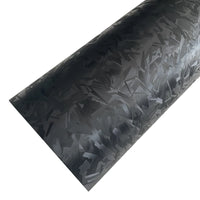 Black forged carbon fiber vinyl wrap for ski poles