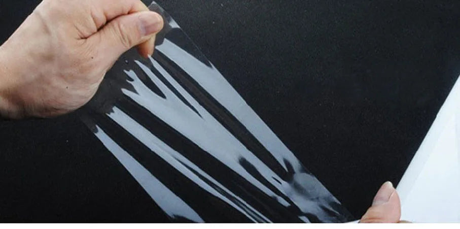 Transparent ski pole wrap for scratch and wear protection