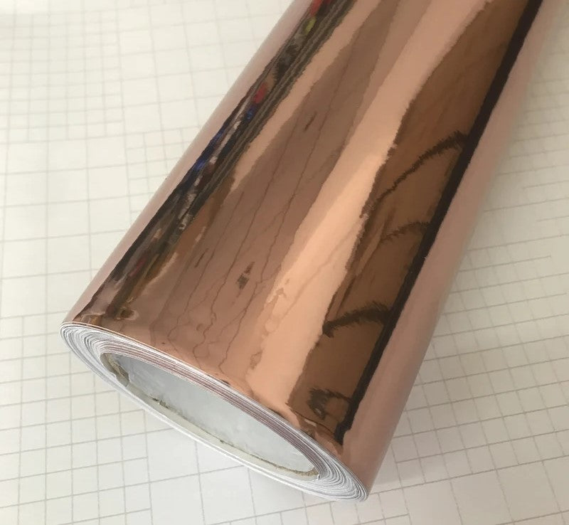 High-shine rose gold ski pole wrap for a sleek, custom look