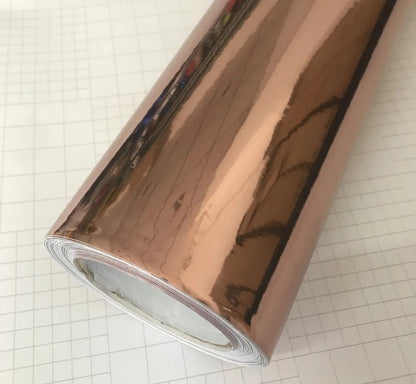 High-shine rose gold ski pole wrap for a sleek, custom look