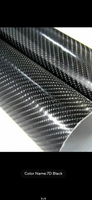7D HOLOGRAPHIC BLACK CARBON FIBER VINYL (2 pieces)